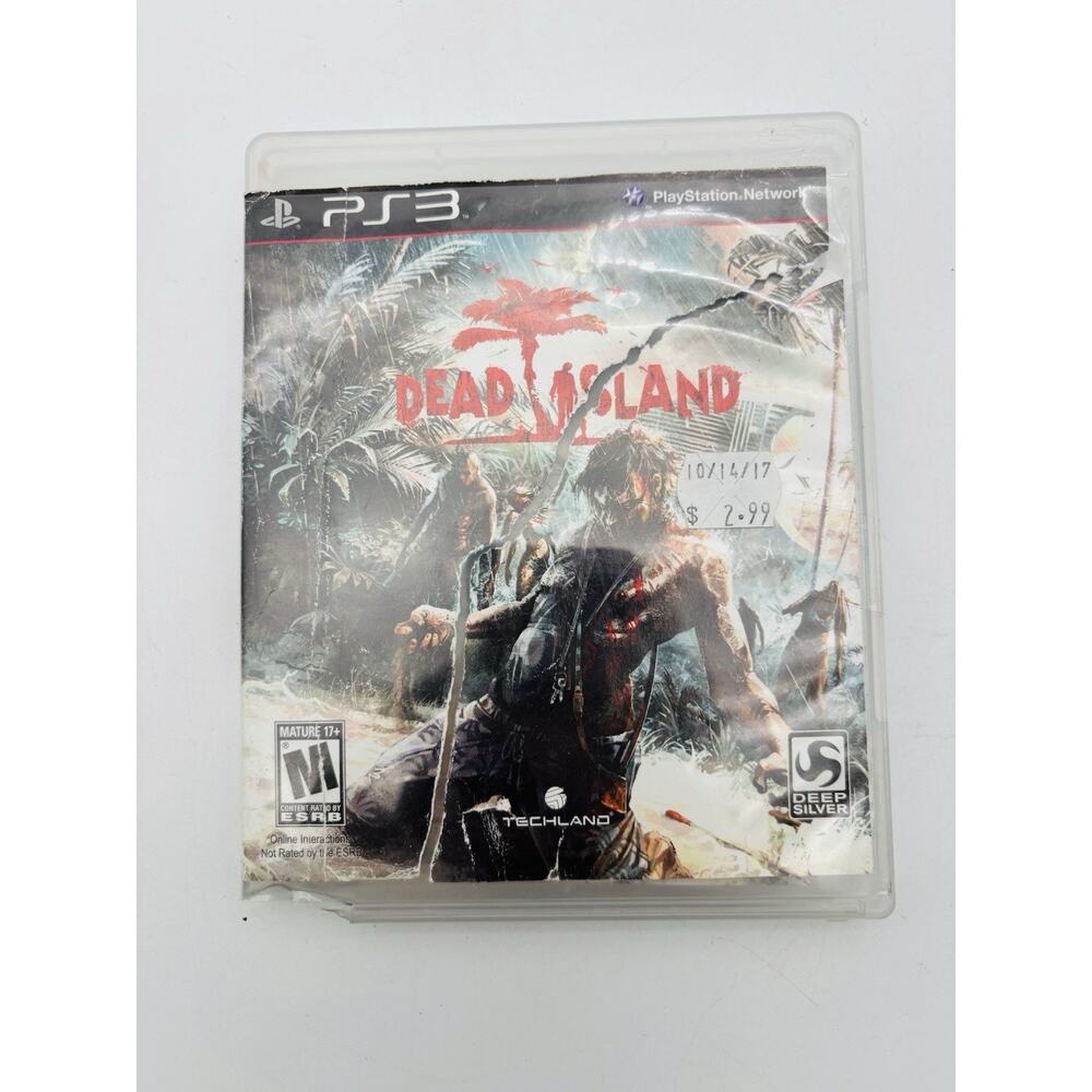 Dead Island PS3 PlayStation 3 Complete In Box With Manual CIB Tested. Works.